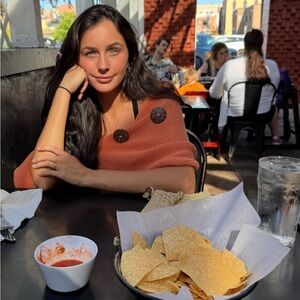 Lulu-B Coral Knit Button Poncho Shrug